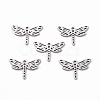 Non-Tarnish 201 Stainless Steel Filigree Joiners Links STAS-S105-JN868-1-2
