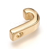 Brass Charms ZIRC-I037-01J-G-2