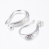 Brass Earring Hooks KK-K197-62P-2