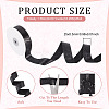 1 Roll Imitation Leather Polyester Ribbon LC-TA0001-02F-3