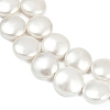 Electroplated Shell Pearl Beads Strands BSHE-G027-13D-4
