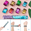 Mermaid Slap Bracelets BJEW-TA0003-01-4