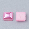 ABS Plastic Imitation Pearl Cabochons SACR-R748-6x6mm-Z6-2