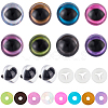 32Pcs 8 Colors ABS Plastic Safety Craft Eye DIY-BBC0002-09A-1