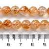 Heated Natural Citrine Bead Strands G-P466-01C-01-3