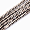 Electroplate Non-magnetic Synthetic Hematite Beads Strands G-L489-D08-1