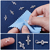 6Pcs 925 Sterling Silver Pendants STER-UN0001-79-3