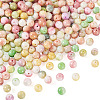 220Pcs 11 Colors Dyed Handmade Lampwork Beads LAMP-TA0001-41B-3