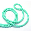 Baking Paint Glass Round Bead Strands DGLA-Q020-8mm-18-3