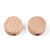 Beech Wood Beads WOOD-N015-03-1