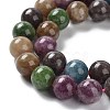 Dyed Natural Malaysia Jade Beads Strands G-G021-01C-02-4