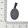 Ion Plating(IP) 304 Stainless Steel Pendants STAS-H356-07B-3