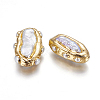 Natural Baroque Pearl Keshi Pearl Beads PEAR-F010-10G-2