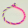 Nylon Rattail Satin Cord Bracelet Making AJEW-JB00019-07-1