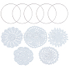 Cup Mat Cotton Coaster AJEW-GF0002-10-1