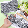 5Yards Polyester Wrinkle Ribbons OCOR-HY0001-80A-3