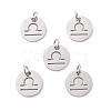 Non-Tarnish 304 Stainless Steel Charms STAS-Q201-T445-7S-2