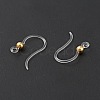 Transparent Resin Earring Hooks RESI-G050-01G-3