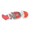 Christmas Printed Acrylic Big Pendants LS-MACR-F086-03A-2
