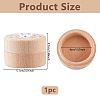 Round Printed Wood Baby Tooth Keepsake Cases with Lids CON-WH0099-75B-2