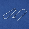 304 Stainless Steel Hoop Earring Findings STAS-P223-01S-05-3