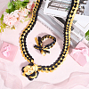 Polyester Graduation Honor Ribbon & Braided Bracelets & Brooch Sets AJEW-WH20816-001A-3