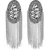 2Pcs Detachable Iron Tassel Epaulettes FIND-FH0005-44P-1