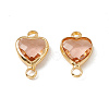 Transparent K9 Glass Connector Charms GLAA-A005-31LG-07-1