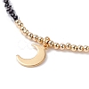 Star & Moon Pendant Necklaces Set for Teen Girl Women NJEW-JN03738-01-5
