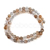 Natural Black Gold Rutilated Quartz Beads Strands G-H093-B03-6mm-3