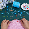 30Pcs Eco-Friendly ABS Plastic Knitting Crochet Locking Stitch Markers Holder IFIN-SC0001-96F-3