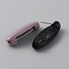 8Pcs Plastic Oval Brooch Pins JEWB-WH0023-51P-03-2