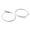 Iron Huggie Hoop Earring Findings IFIN-E025-01D-P-2