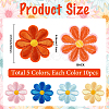 50Pcs 5 Colors Computerized Embroidery Cloth Iron on/Sew on Patches PATC-CY0001-17A-2