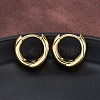 Brass Huggie Hoop Earrings EJEW-F260-06G-4