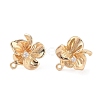 Brass Stud Earring Findings KK-N256-06G-1