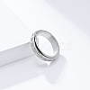 Simple Style 304 Stainless Steel Rotating Finger Rings FS-WGCAB4E-04-1