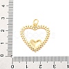 Brass Micro Pave Cubic Zirconia Pendants KK-D325-62G-3