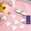 Acrylic Mirror Wine Glass Charms AJEW-SC0002-53B-02-3