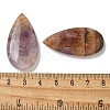 Natural Amethyst Lace Agate Pendants G-Z071-01-3