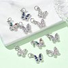 SHEGRACE Brass Pave Clear Cubic Zirconia Pendants XGRQ3Q490-628P-4