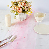 2Pcs 2 Colors Pearl Nylon Mesh Fabric DIY-GA0007-69-5
