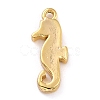 Golden Brass Enamel Pendants KK-P197-19C-G-3