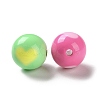 Two Tone Opaque Acrylic Beads X-SACR-I005-07C-2