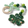 Saint Patrick's Day Wood Pendant Decoration LS-HJEW-G023-02A-3