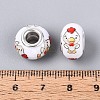 Opaque Resin European Beads RPDL-T004-01N-3