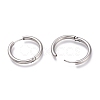 Tarnish Resistant 201 Stainless Steel Huggie Hoop Earrings EJEW-O095-05-07-3