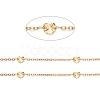 304 Stainless Steel Heart Link Cable Chains STAS-P254-17G-2