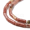 Natural Plum Blossom Jasper Beads Strands G-F247-54-4