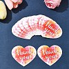 Coated Paper Thank You Greeting Card DIY-FS0007-76D-2